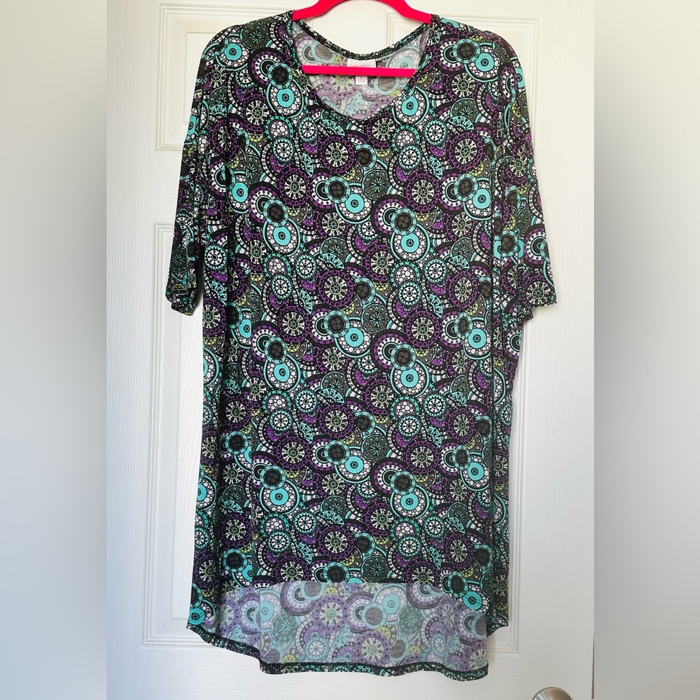 LuLaRoe Irma Multicolor Paisley Tunic
